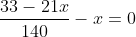 equation